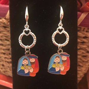 🛍☃🎄Cute manger scene earrings edited pls read